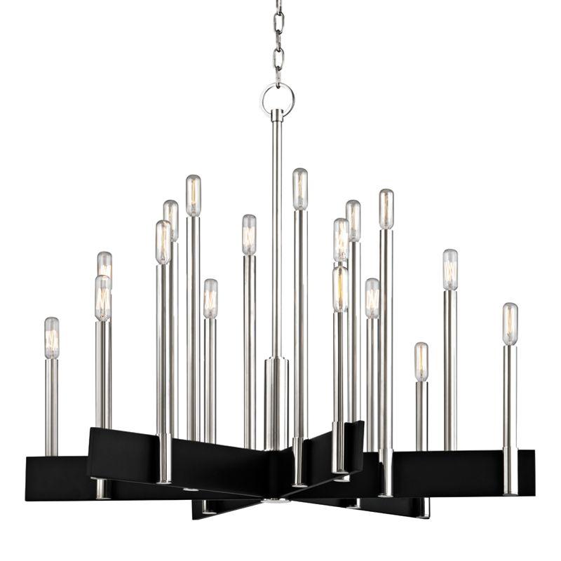 Hudson Valley 18 LIGHT CHANDELIER 8834 Chandeliers Hudson Valley Lighting Nickel  