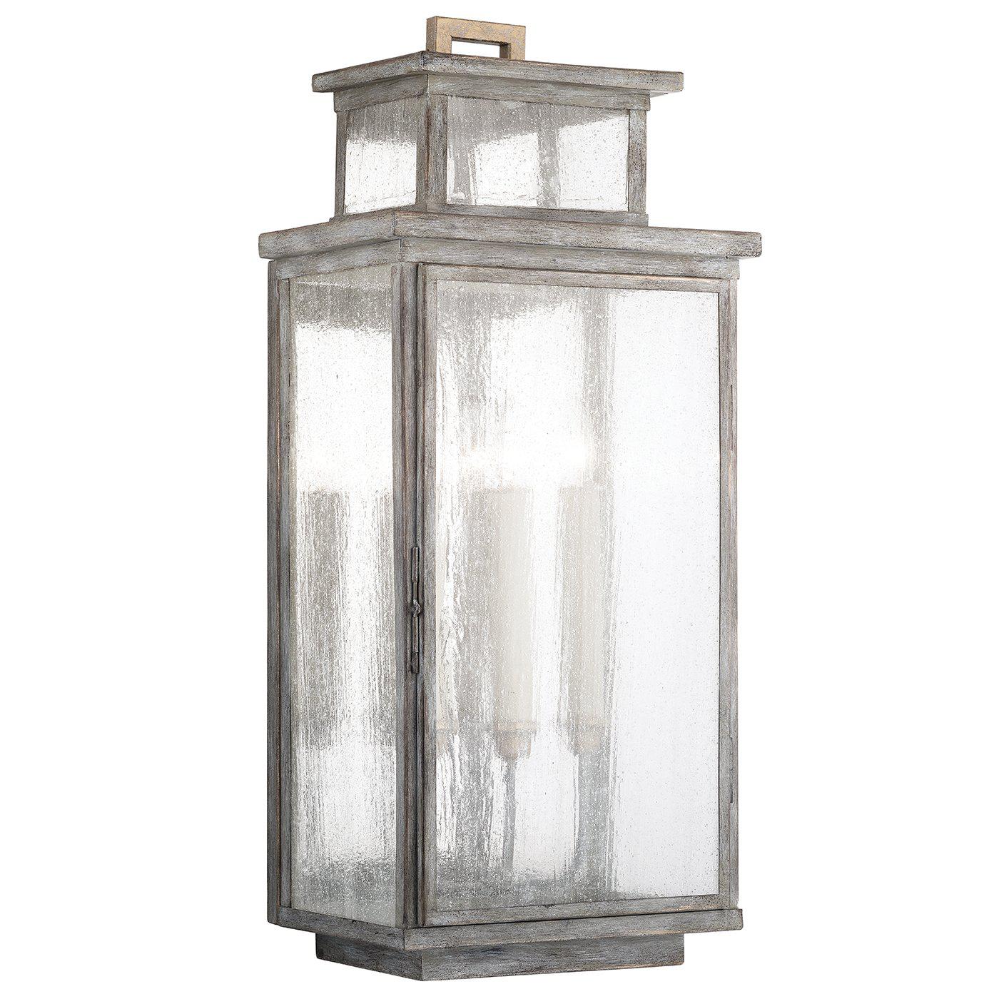 Fine Art Lamps Wiltshire 28.5" Outdoor Wall Mount Outdoor l Wall Fine Art Handcrafted Lighting Gray  