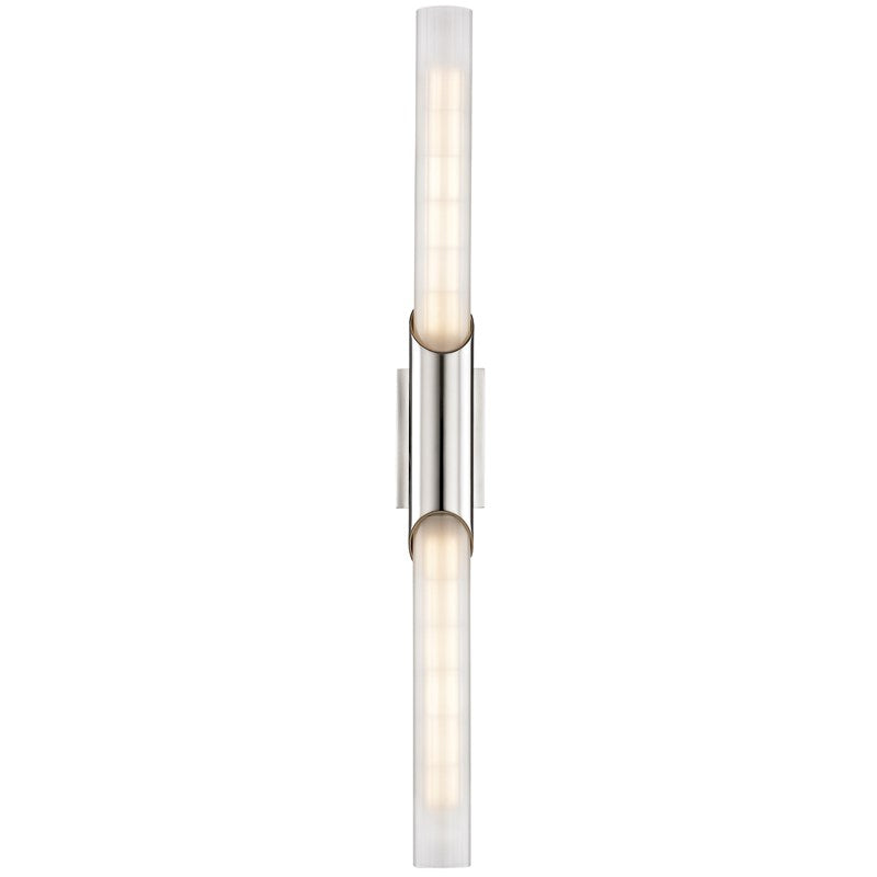 PYLON - 2 LIGHT WALL SCONCE Wall Sconces Hudson Valley Lighting Polished Nickel  