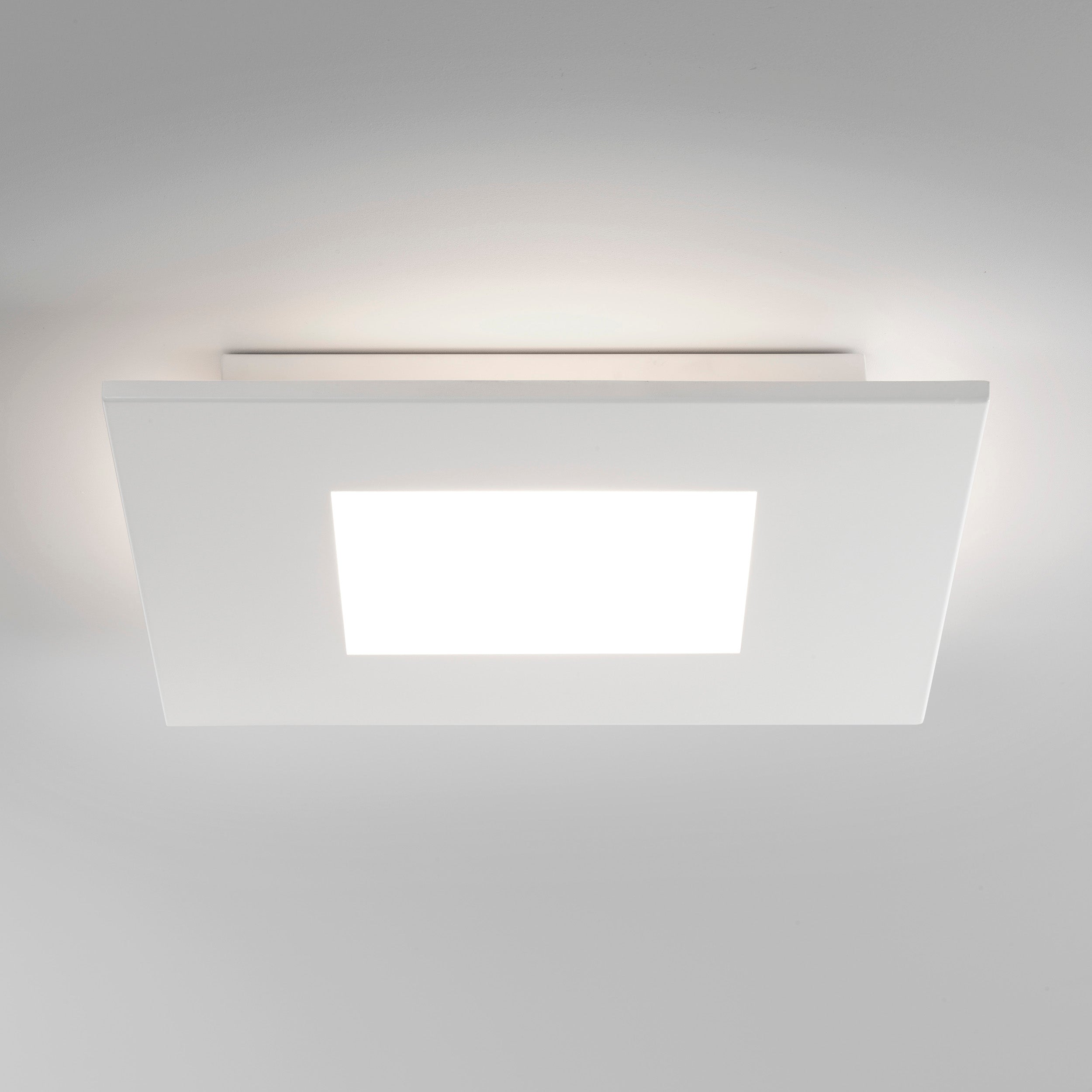 Astro Lighting Zero Square Flush Mount Ceiling Light Astro Lighting 1.97x15.75x15.75 Matt White Yes (Integral), Mid-Power LED