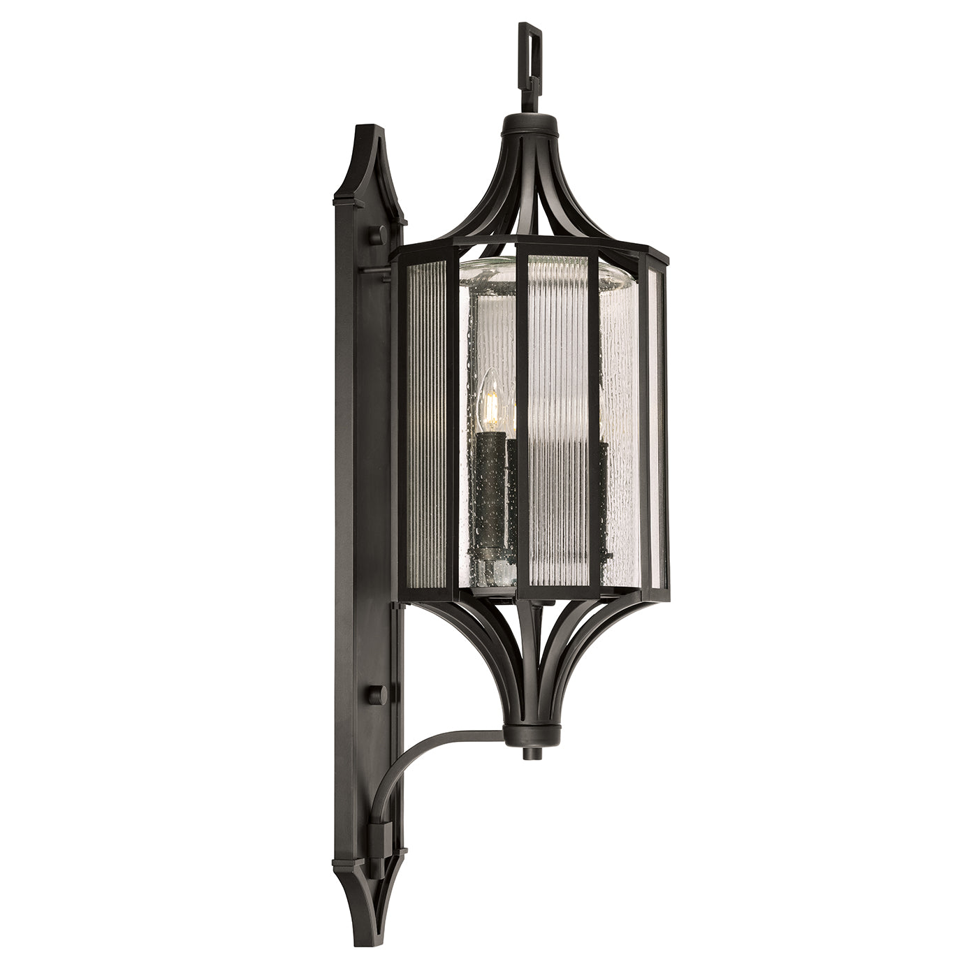 Fine Art Bristol Outdoor Wall Mount Outdoor l Wall Fine Art Handcrafted Lighting Black 11.9x40.4 