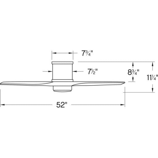 Hinkley Hover Flush 52" LED 900852