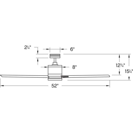 Hinkley Vail 52" LED 902152 Ceiling Fan Hinkley   