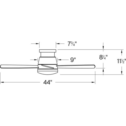 Hinkley Trey 44" LED 902744