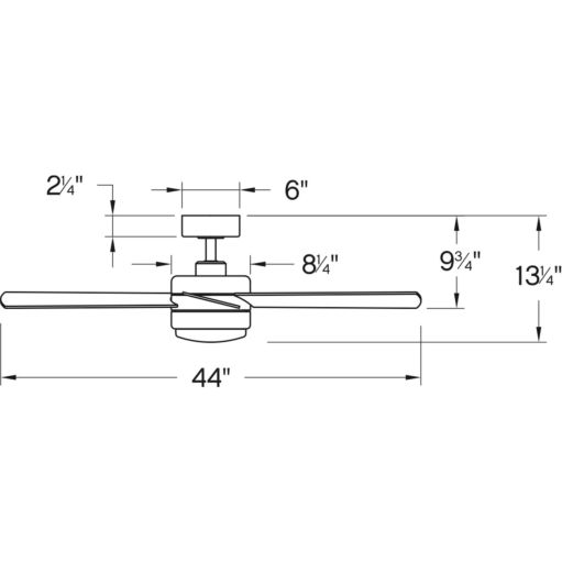 Hinkley Ventus 44" LED 902844