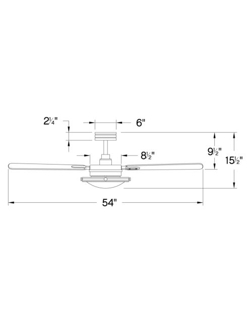 Hinkley Collier 54" LED 903254