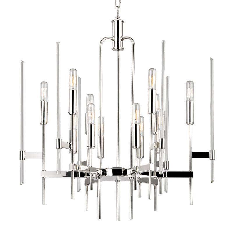 Hudson Valley 12 LIGHT CHANDELIER 9912 Chandeliers Hudson Valley Lighting Nickel  