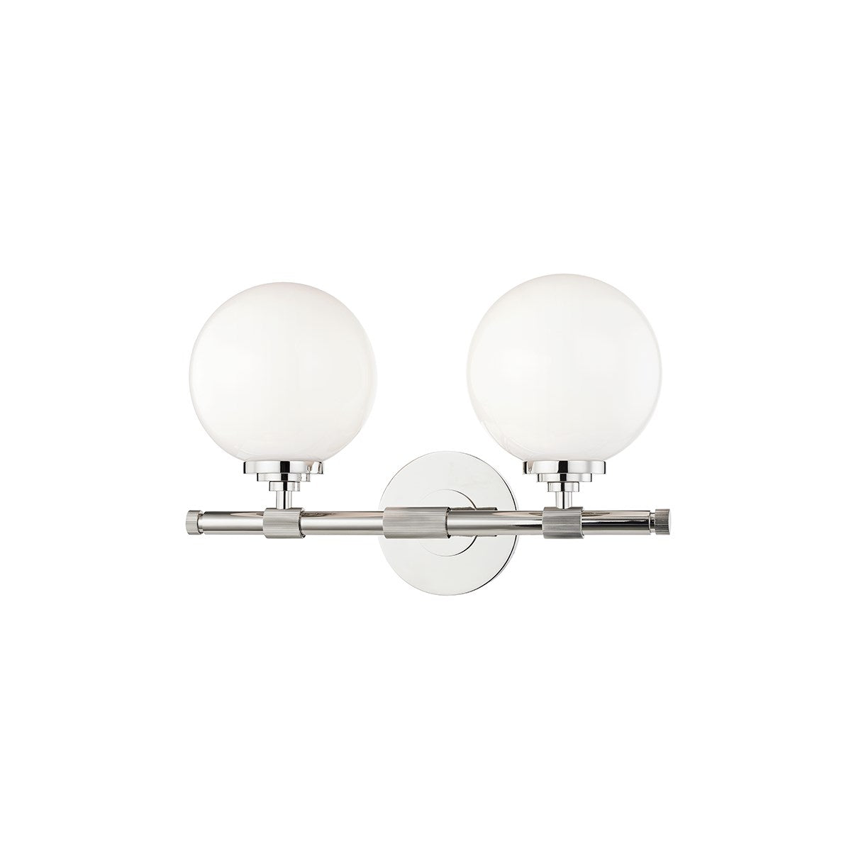 Bowery - 2 LIGHT BATH BRACKET Wall Light Fixtures Hudson Valley Lighting Polished Nickel  