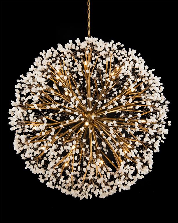 John Richard Spherical Thirty-Light Quartz Chandelier AJC-9081