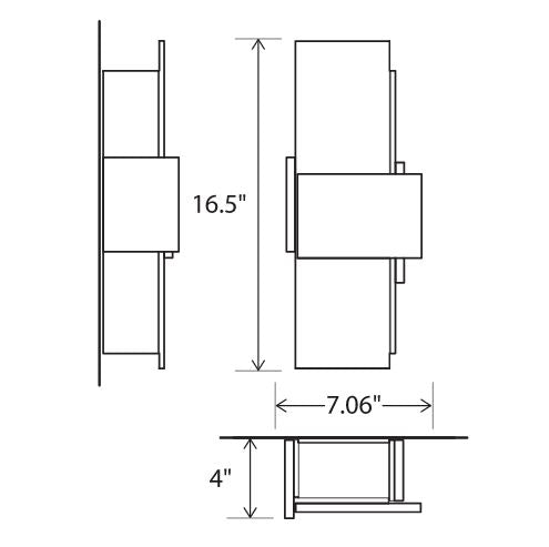 Cerno Acuo Outdoor Wall Sconce