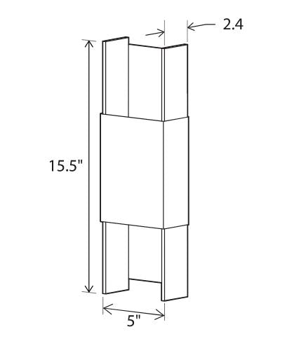 Cerno Ansa Wall Sconce l Open Box