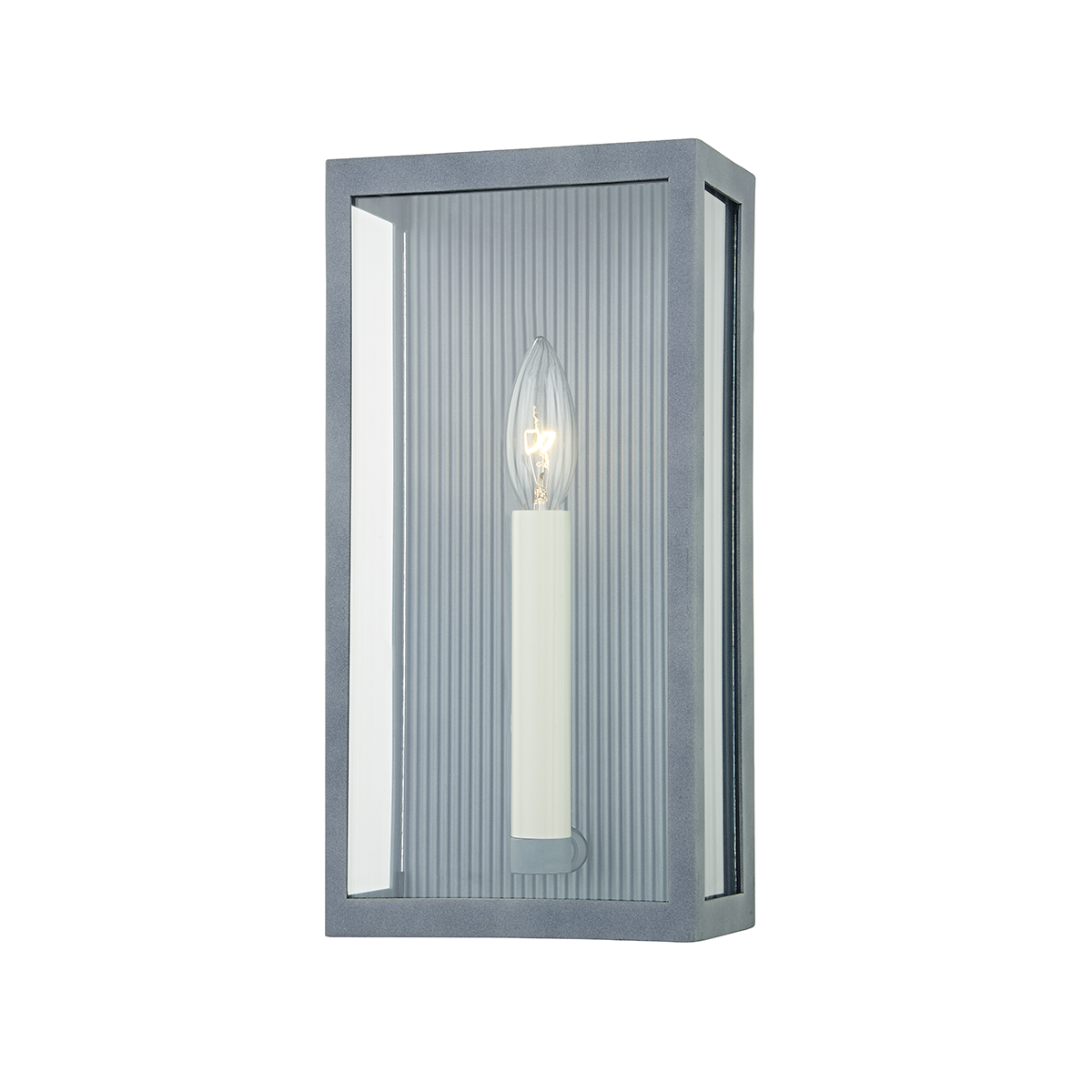 Troy Lighting 1 LIGHT EXTERIOR WALL SCONCE B1031 Wall Sconces Troy Lighting WEATHERED ZINC  