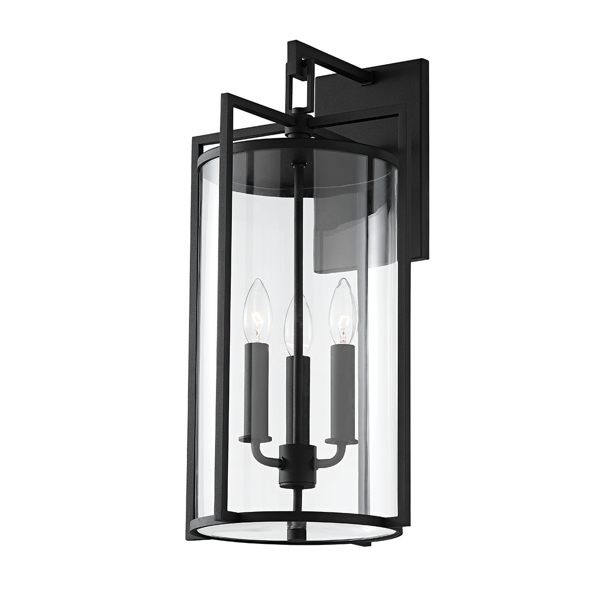 Troy Lighting 3 LIGHT LARGE EXTERIOR WALL SCONCE B1143 Outdoor l Wall Troy Lighting TEXTURE BLACK  