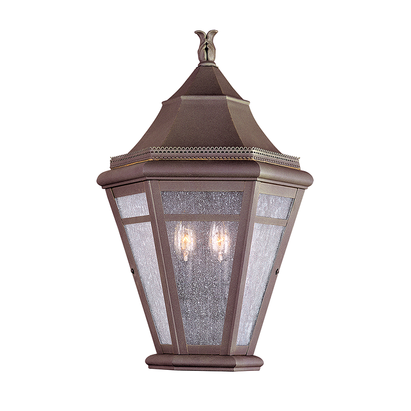 Troy Lighting MORGAN HILL 2LT POCKET LANTERN LARGE B1279 Wall Sconces Troy Lighting NATURAL RUST  