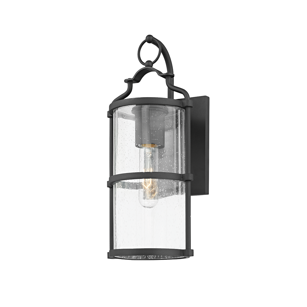 Troy Lighting 1 LIGHT SMALL EXTERIOR WALL SCONCE B1311 Wall Sconces Troy Lighting TEXTURE BLACK  