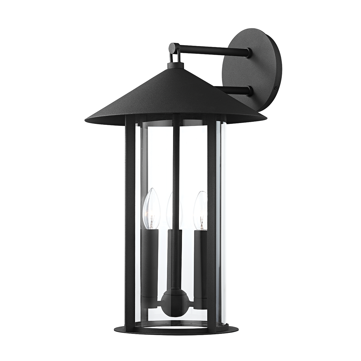 Troy Lighting 4 LIGHT EXTERIOR WALL SCONCE B1953 Wall Sconces Troy Lighting TEXTURE BLACK  