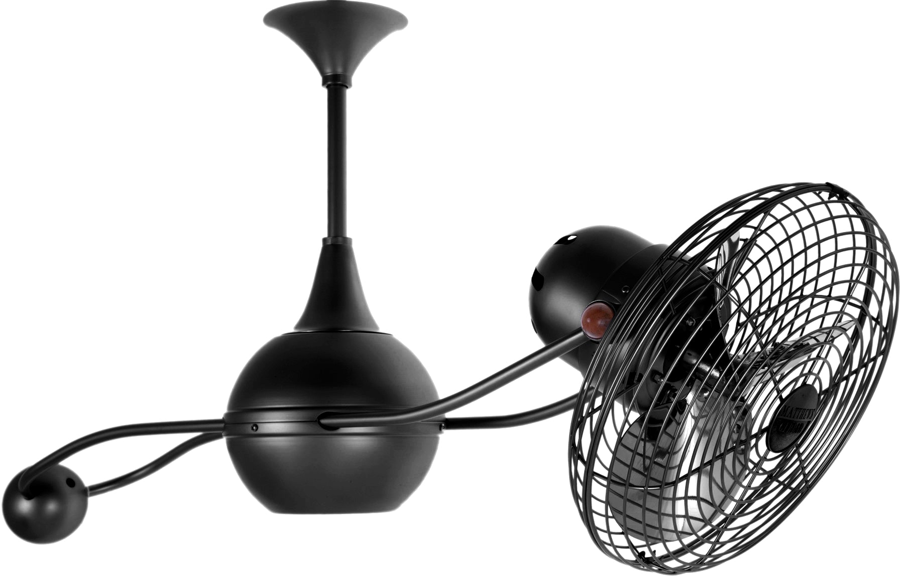 Matthews Fan Company Brisa 2000 Ceiling Fan Matthews Fan Company 39" Matte Black Black