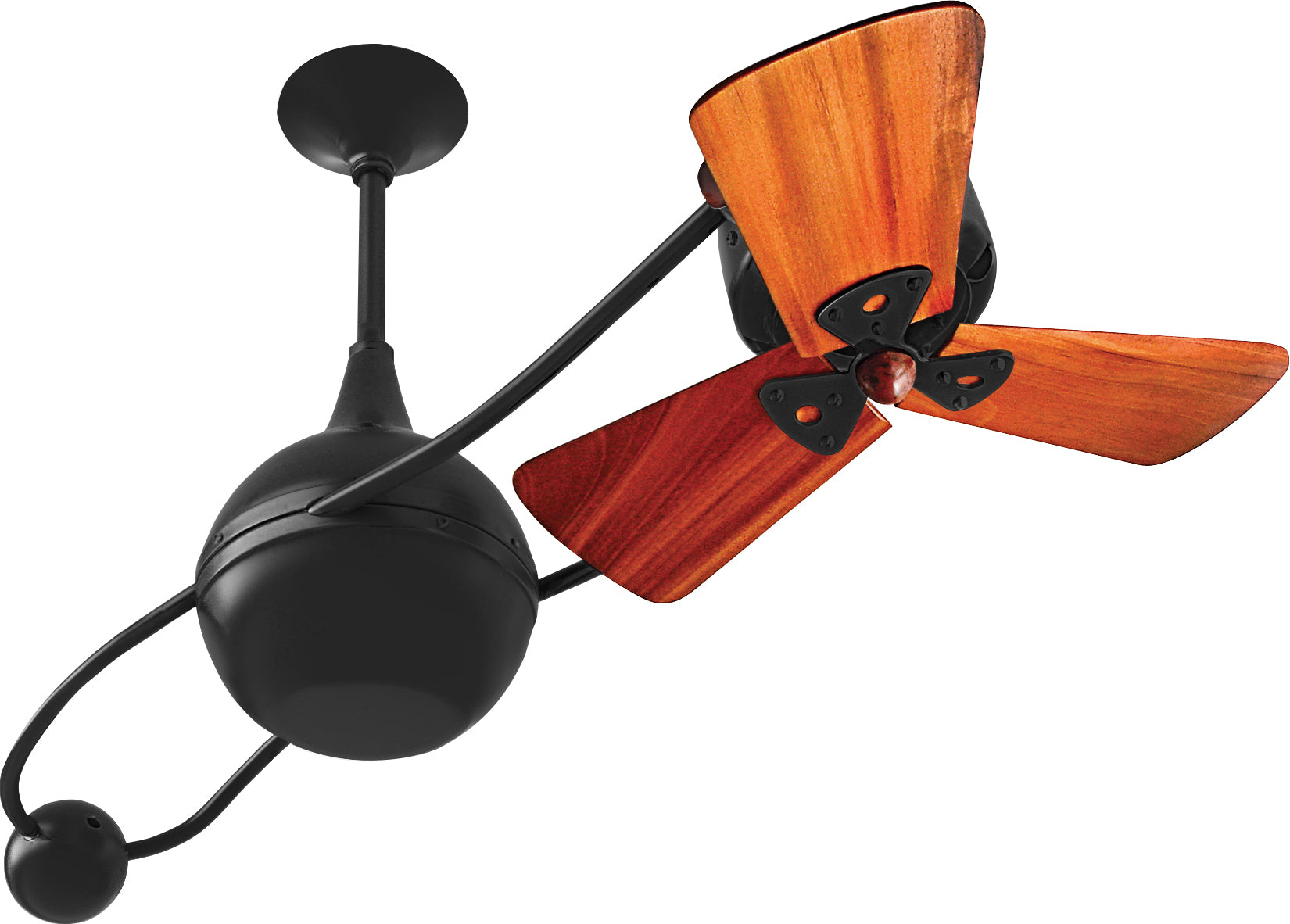 Matthews Fan Company Brisa 2000 Ceiling Fan Matthews Fan Company 40" Matte Black Mahogany