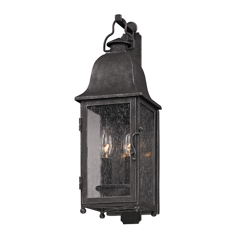 Troy Lighting LARCHMONT 2LT WALL LANTERN SMALL B3211 Outdoor Wall Lights Troy Lighting AGED PEWTER  