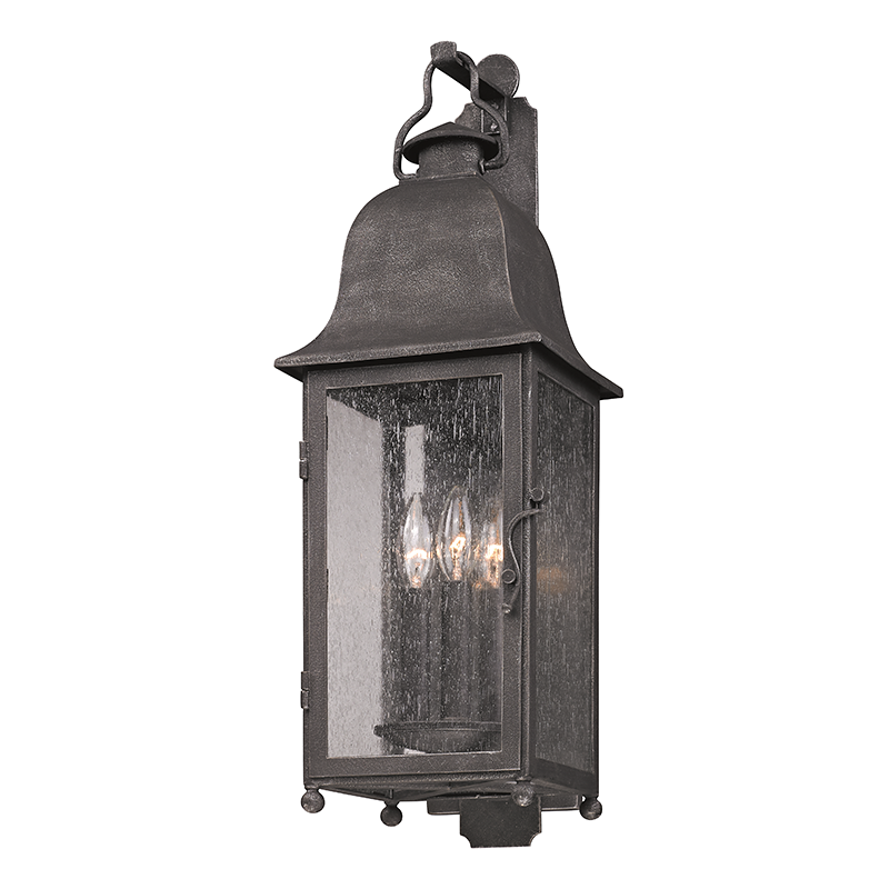 Troy Lighting LARCHMONT 3LT WALL LANTERN MEDIUM B3212 Outdoor l Wall Troy Lighting AGED PEWTER  