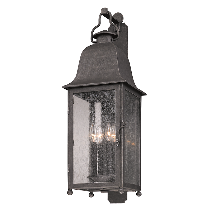 Troy Lighting LARCHMONT 4LT WALL LANTERN LARGE B3213 Outdoor Wall Lights Troy Lighting AGED PEWTER  