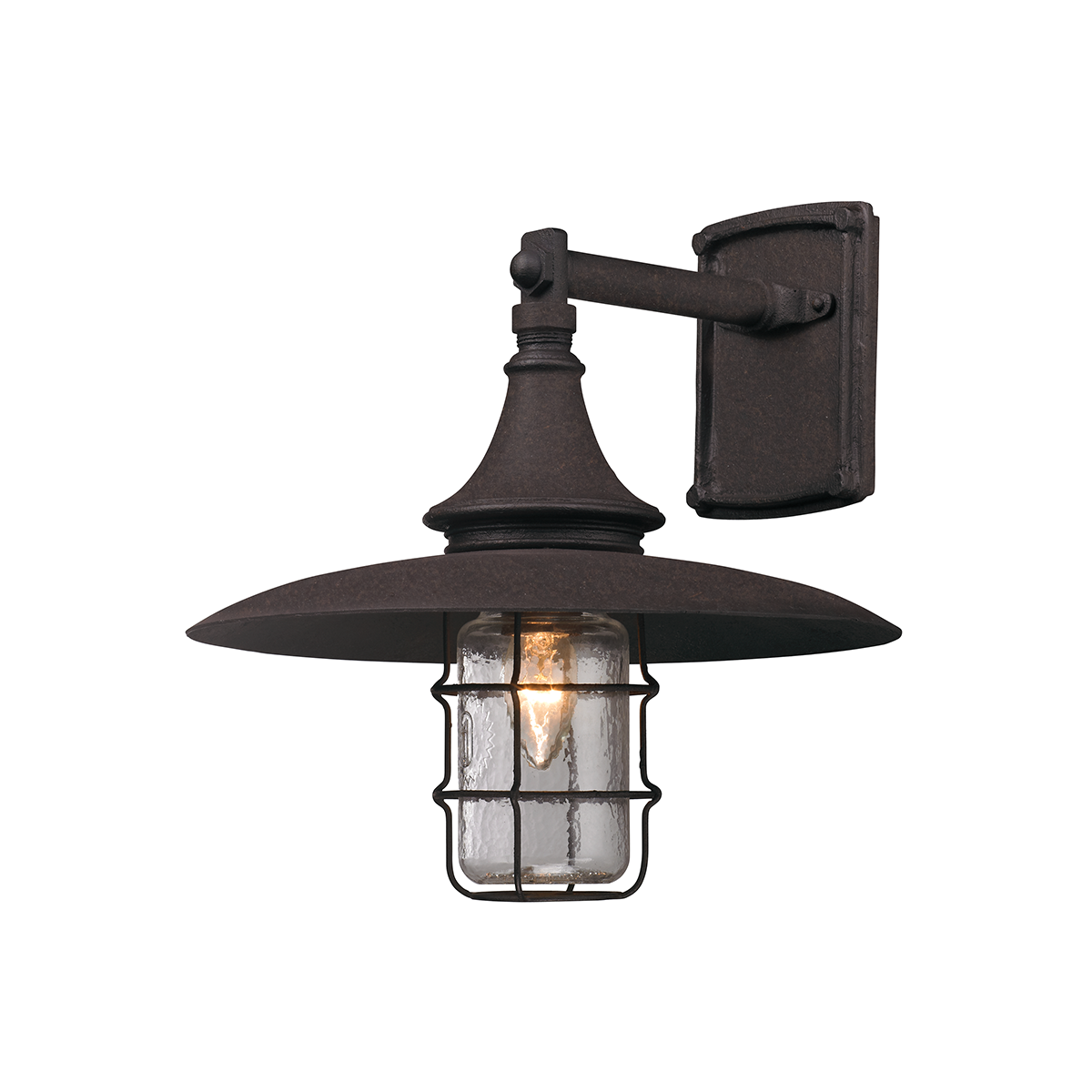 Troy Lighting ALLEGHENY 1LT WALL LANTERN MEDIUM B3221 Outdoor l Wall Troy Lighting CENTENNIAL RUST  