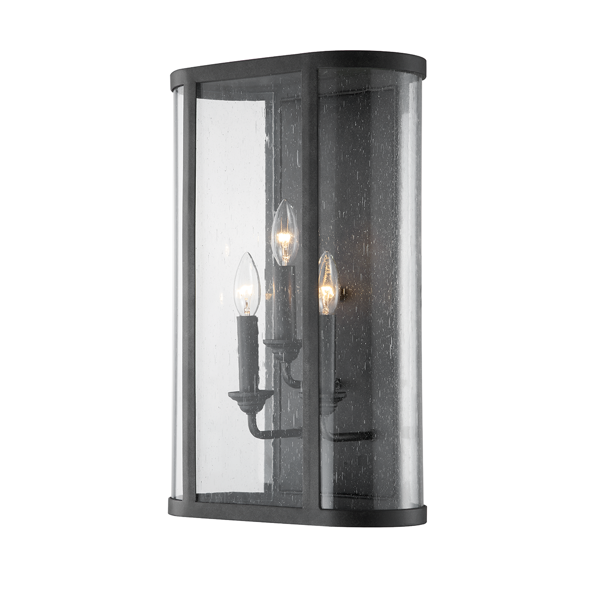 Troy Lighting 3 LIGHT LARGE EXTERIOR WALL SCONCE B3403 Wall Sconces Troy Lighting FORGED IRON  