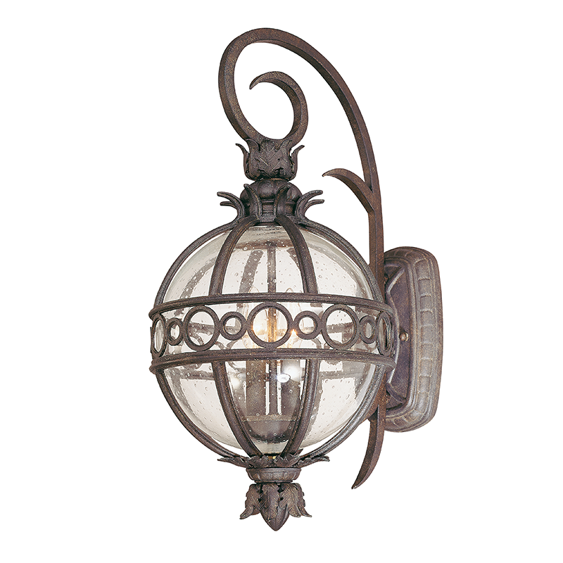 Troy Lighting CAMPANILE 2LT WALL LANTERN MEDIUM B5002 Outdoor l Wall Troy Lighting CAMPANILE BRONZE  