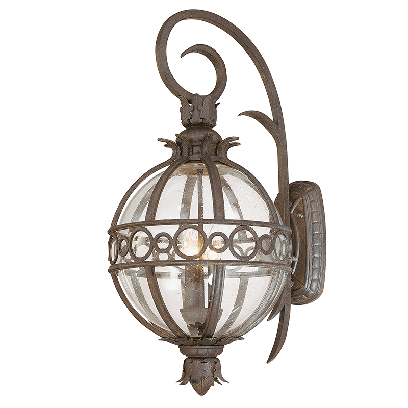 Troy Lighting CAMPANILE 3LT WALL LANTERN LARGE B5003 Outdoor l Wall Troy Lighting CAMPANILE BRONZE  