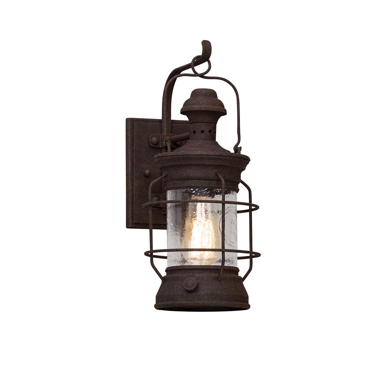 Troy Lighting ATKINS 1LT WALL LANTERN SMALL B5051 Wall Sconces Troy Lighting Heritage Bronze | HBZ  