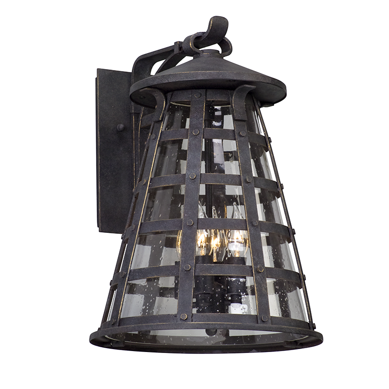 Troy Lighting BENJAMIN 4LT WALL LANTERN LARGE B5163 Outdoor l Wall Troy Lighting   