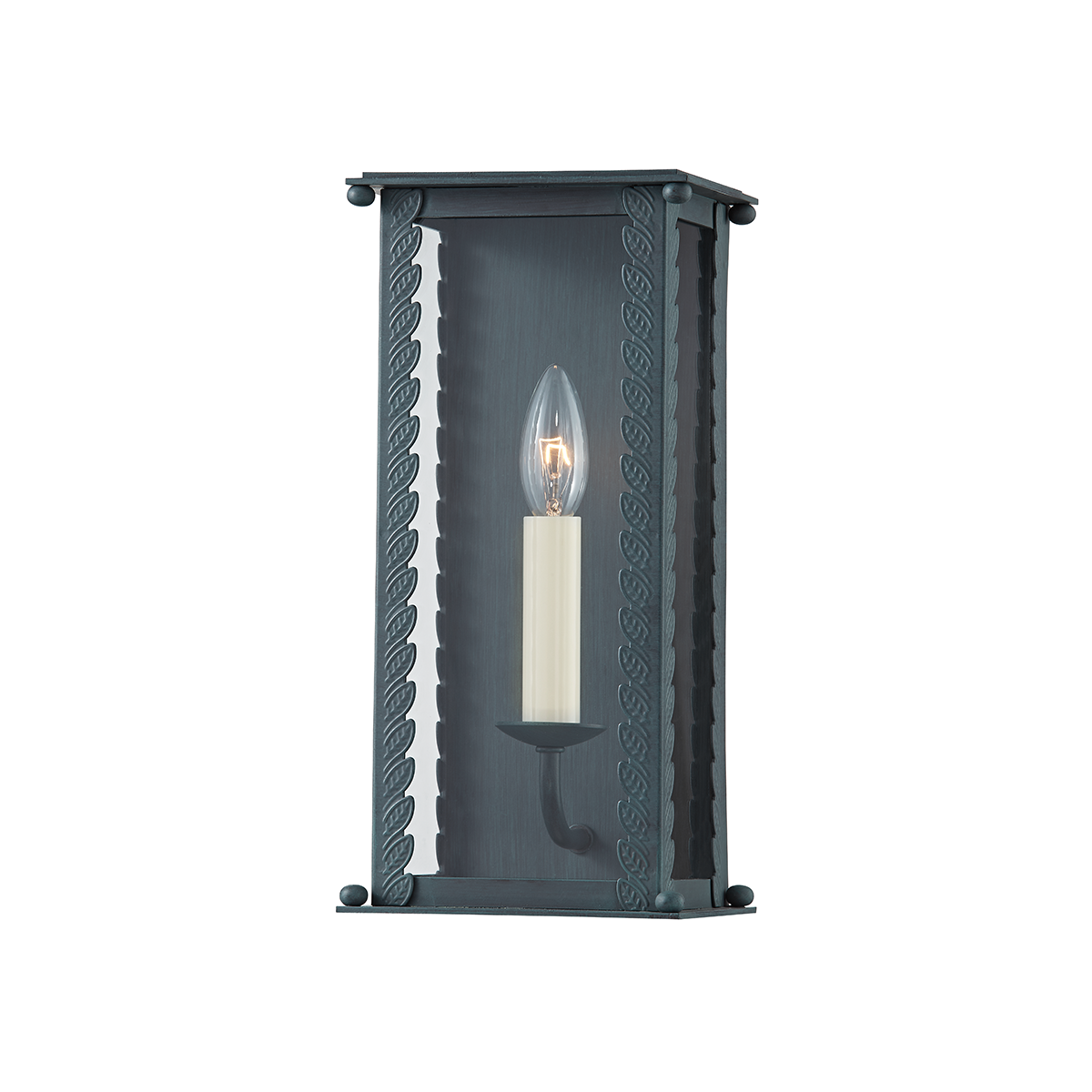 Troy Lighting 1 LIGHT SMALL EXTERIOR WALL SCONCE B6711 Wall Sconces Troy Lighting VERDIGRIS  