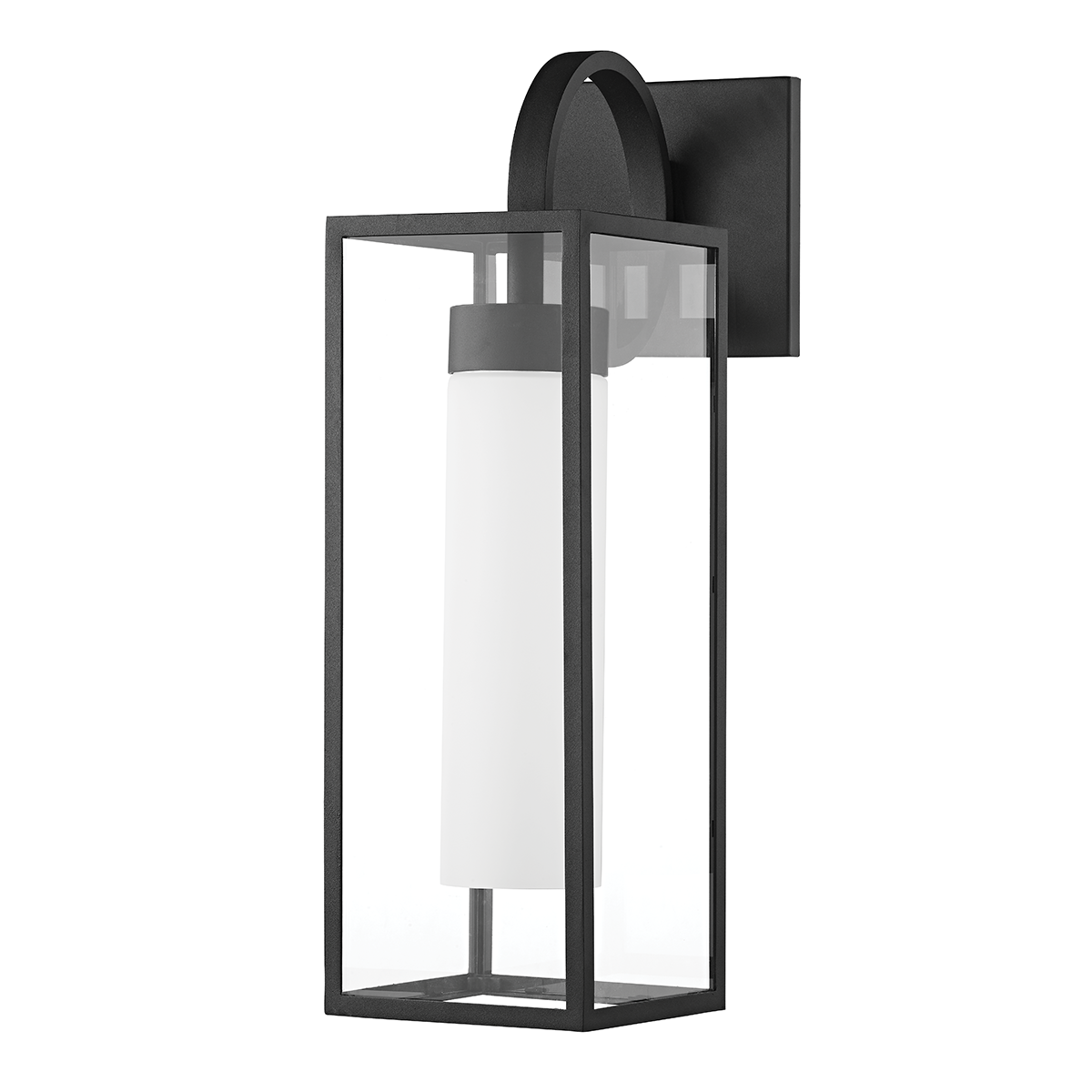 Troy Lighting 1 LIGHT LARGE EXTERIOR WALL SCONCE B6913 Wall Sconces Troy Lighting TEXTURE BLACK  