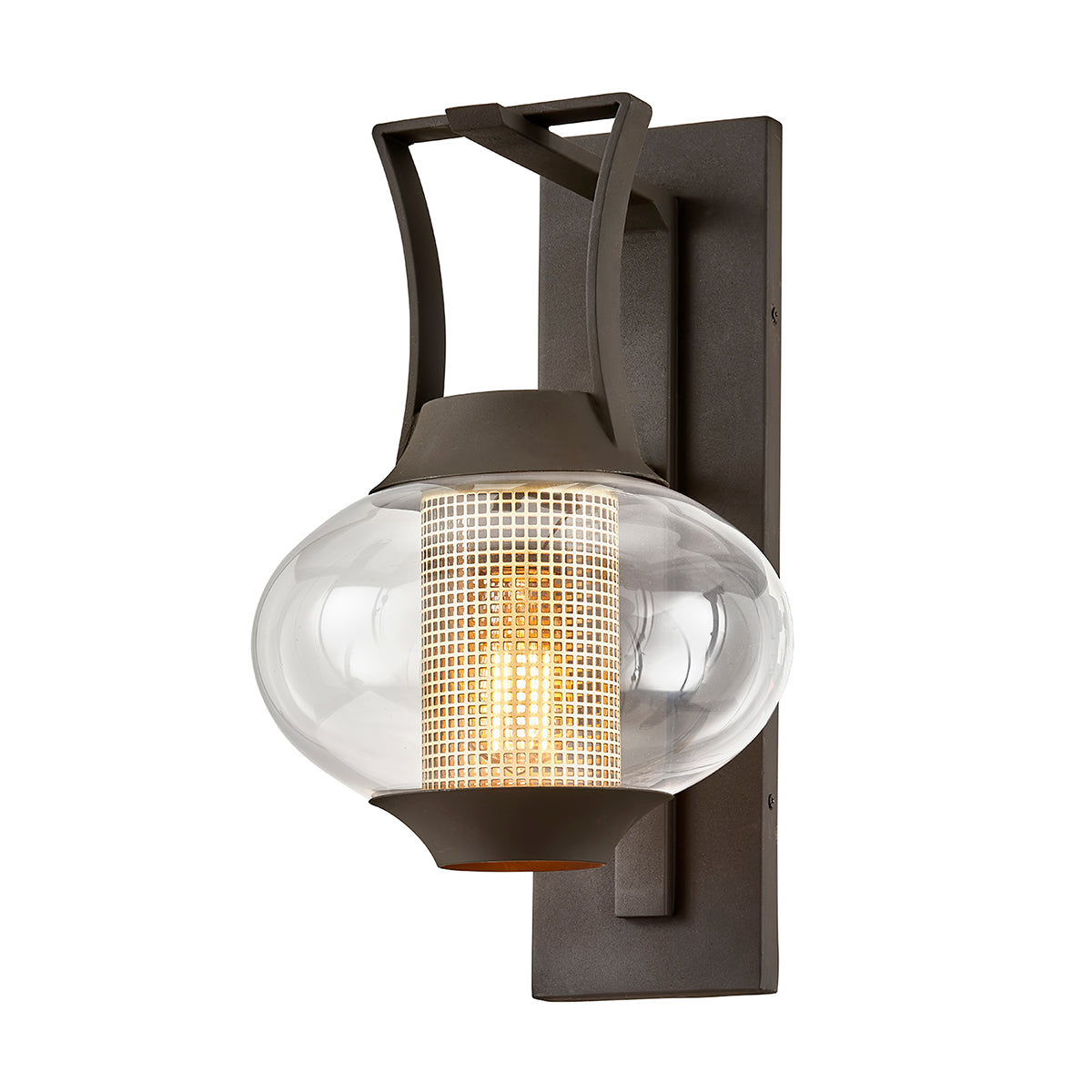 Troy Lighting HORTON 1LT WALL B7022 Outdoor l Wall Troy Lighting TEXTURED BRONZE  