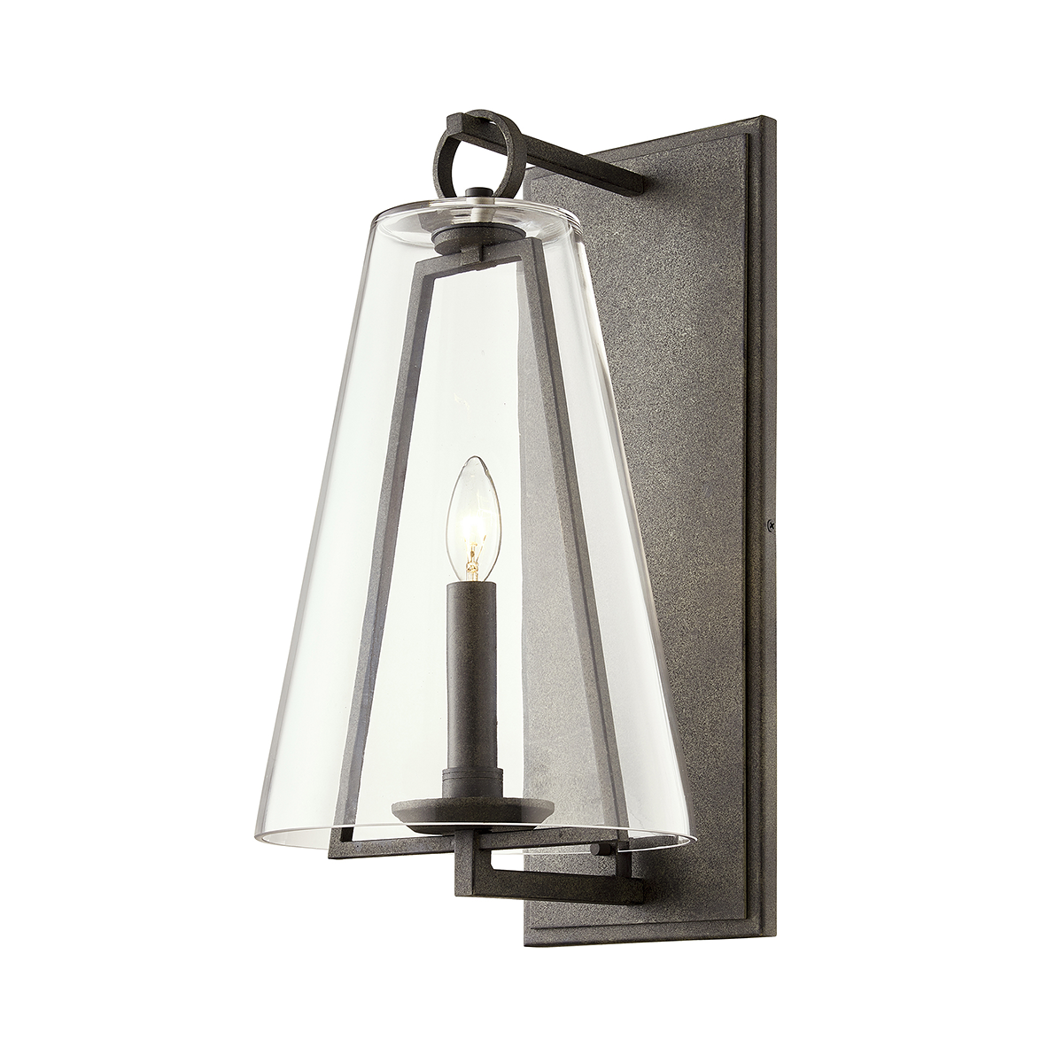 Troy Lighting ADAMSON 1LT WALL B7402 Outdoor l Wall Troy Lighting FRENCH IRON  