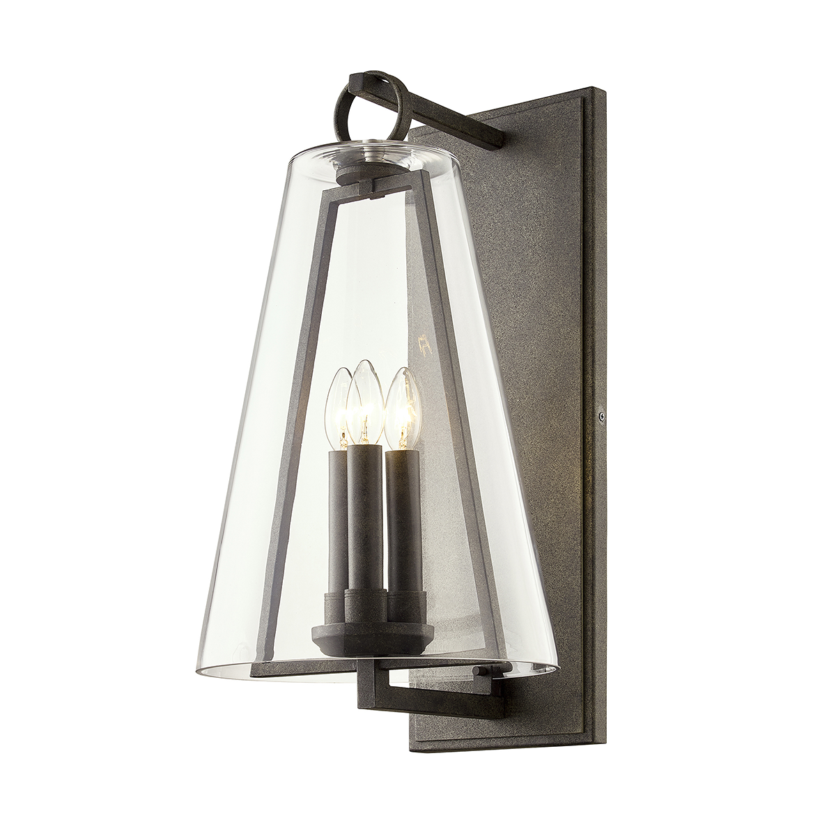 Troy Lighting ADAMSON 3LT WALL B7403 Outdoor l Wall Troy Lighting FRENCH IRON  