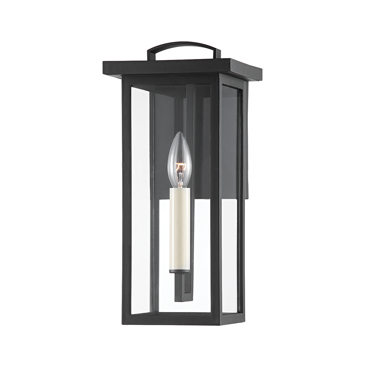 Troy Lighting 1 LIGHT SMALL EXTERIOR WALL SCONCE B7521 Wall Sconces Troy Lighting TEXTURE BLACK  