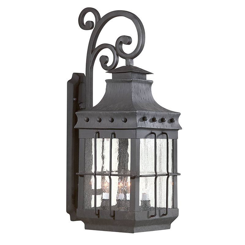 Troy Lighting DOVER 4LT WALL LANTERN LARGE BCD8974