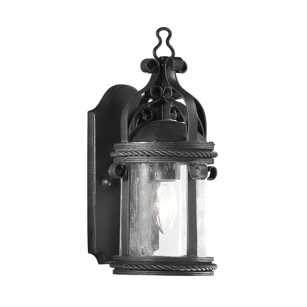 Troy Lighting PAMPLONA 1LT WALL LANTERN SMALL BCD9120 Outdoor Wall Lights Troy Lighting OLD BRONZE  