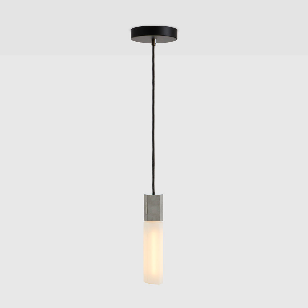 Tala Basalt Single Pendant BSALT-I-SET Mini Pendant Tala Stainless Steel & Glass  