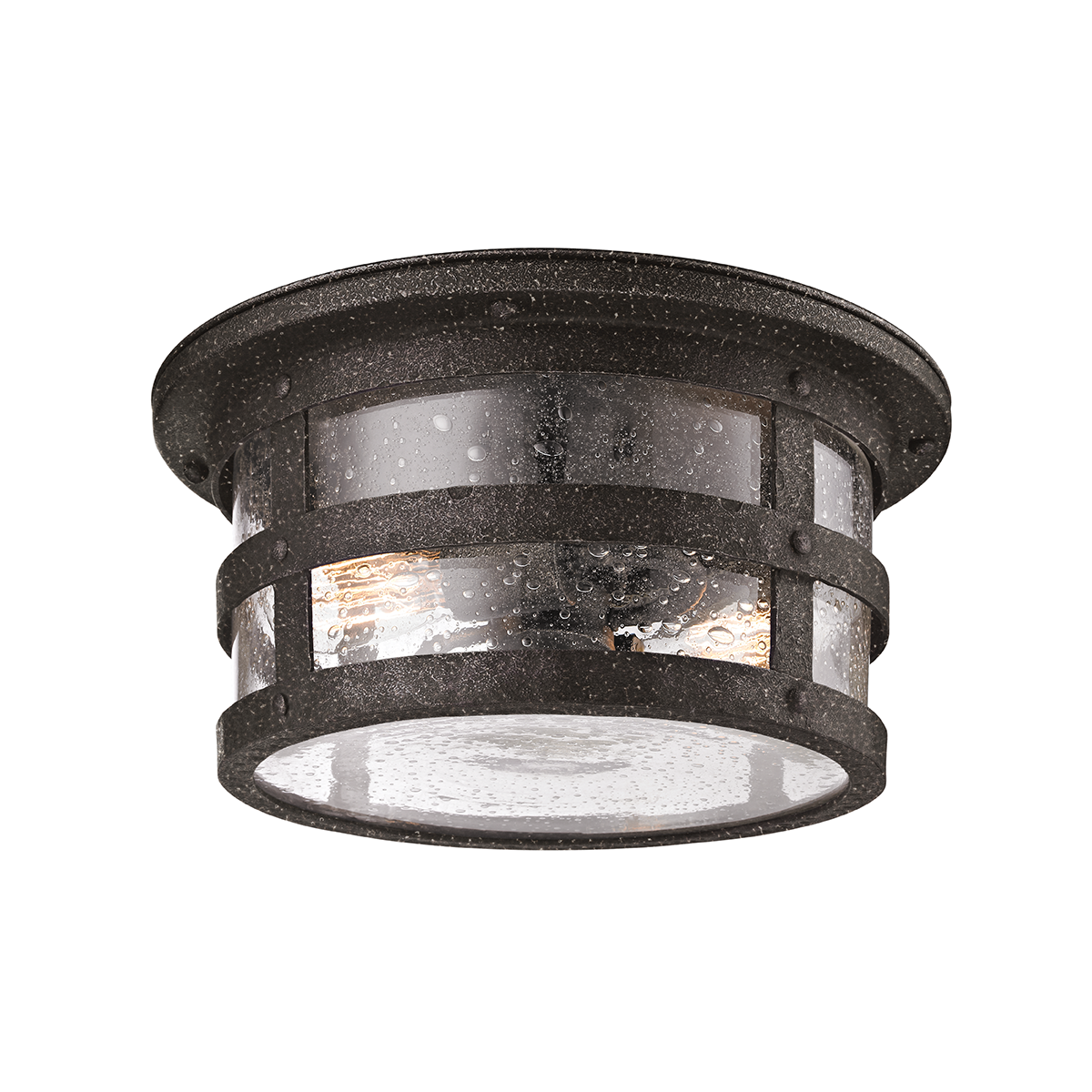 Troy Lighting BARBOSA 2LT CEILING FLUSH C3310 Outdoor l Wall Troy Lighting BARBOSA BRONZE  