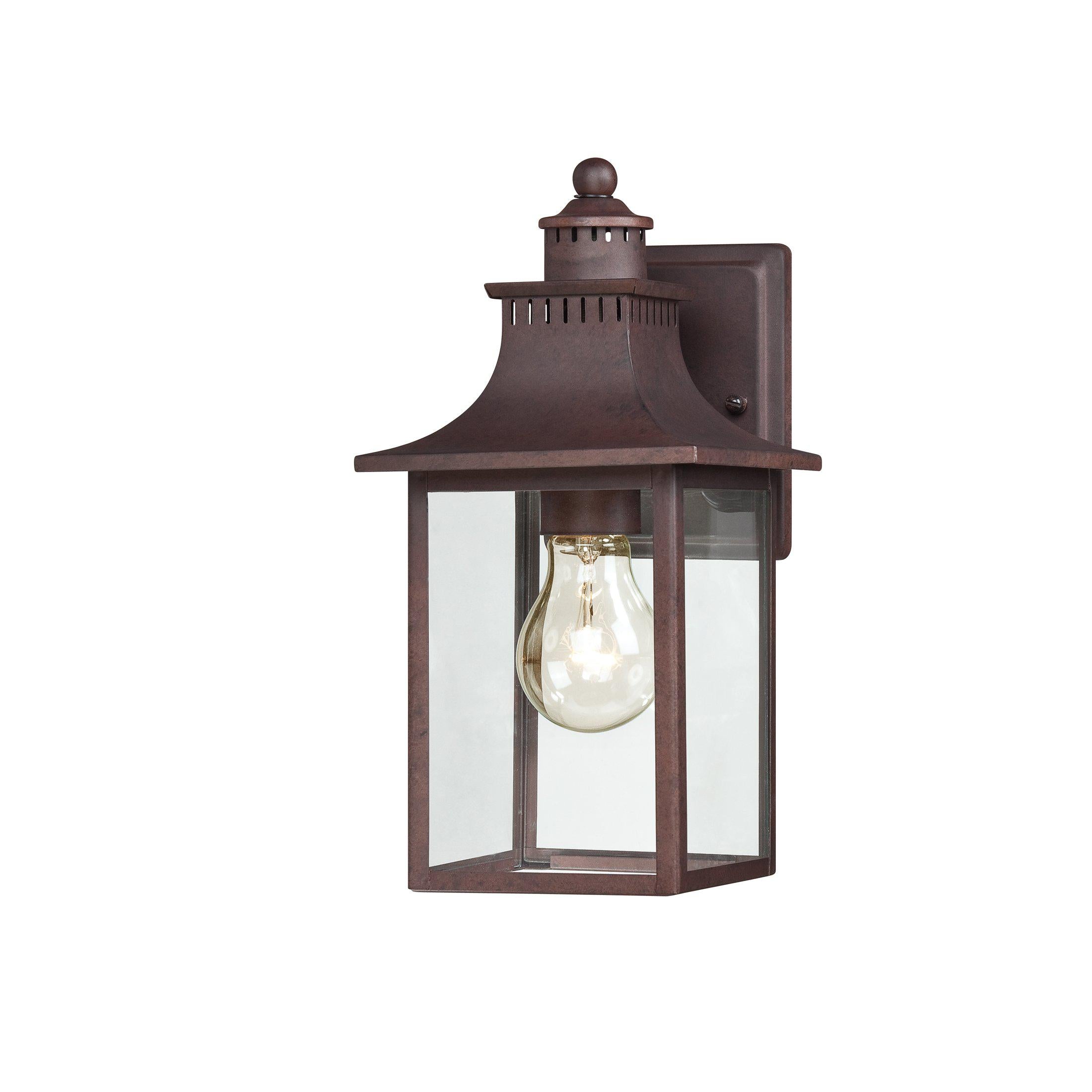 Quoizel  Chancellor Outdoor Lantern, Small Outdoor Wall Lights Quoizel Copper Bronze  