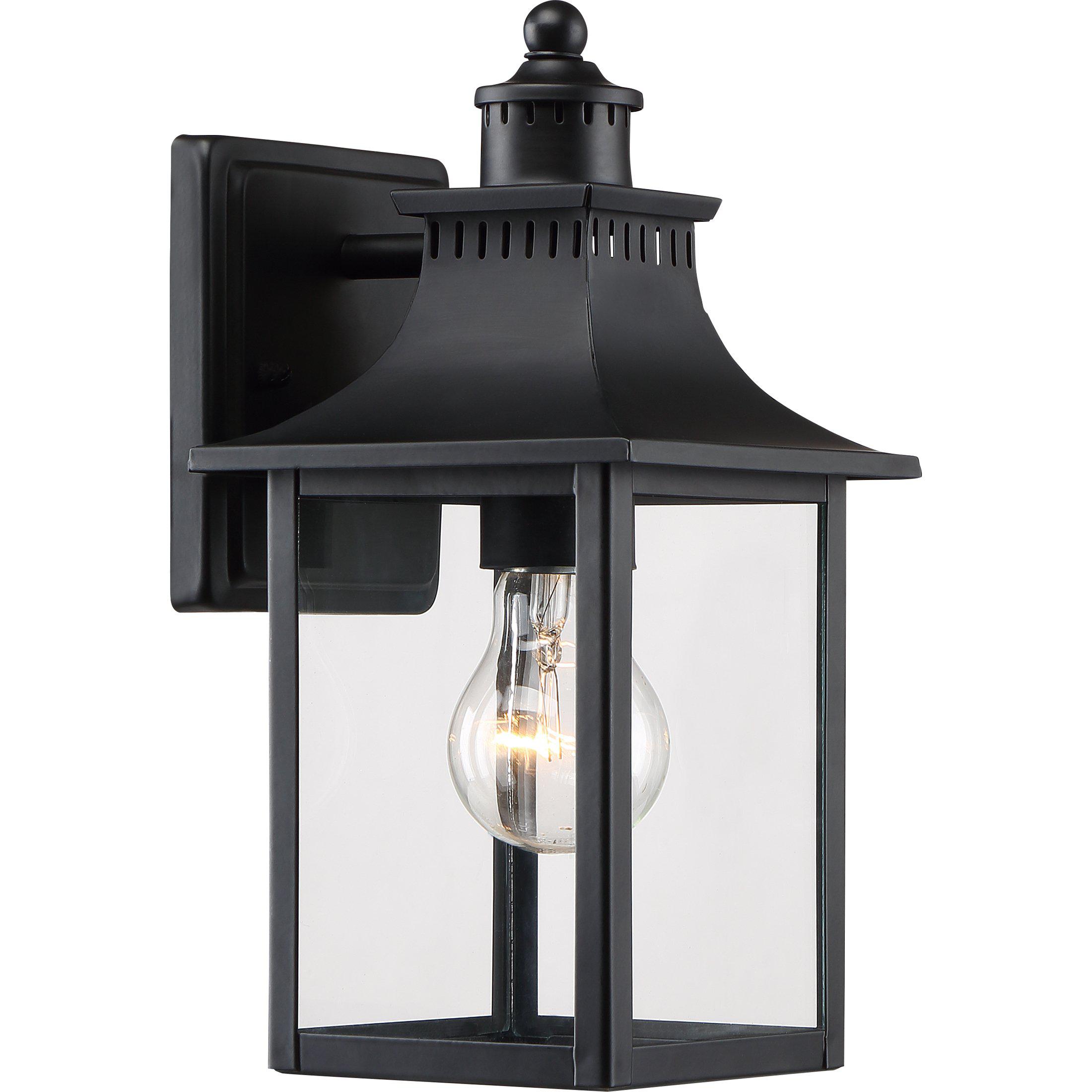 Quoizel  Chancellor Outdoor Lantern, Small Outdoor l Wall Quoizel Mystic Black  