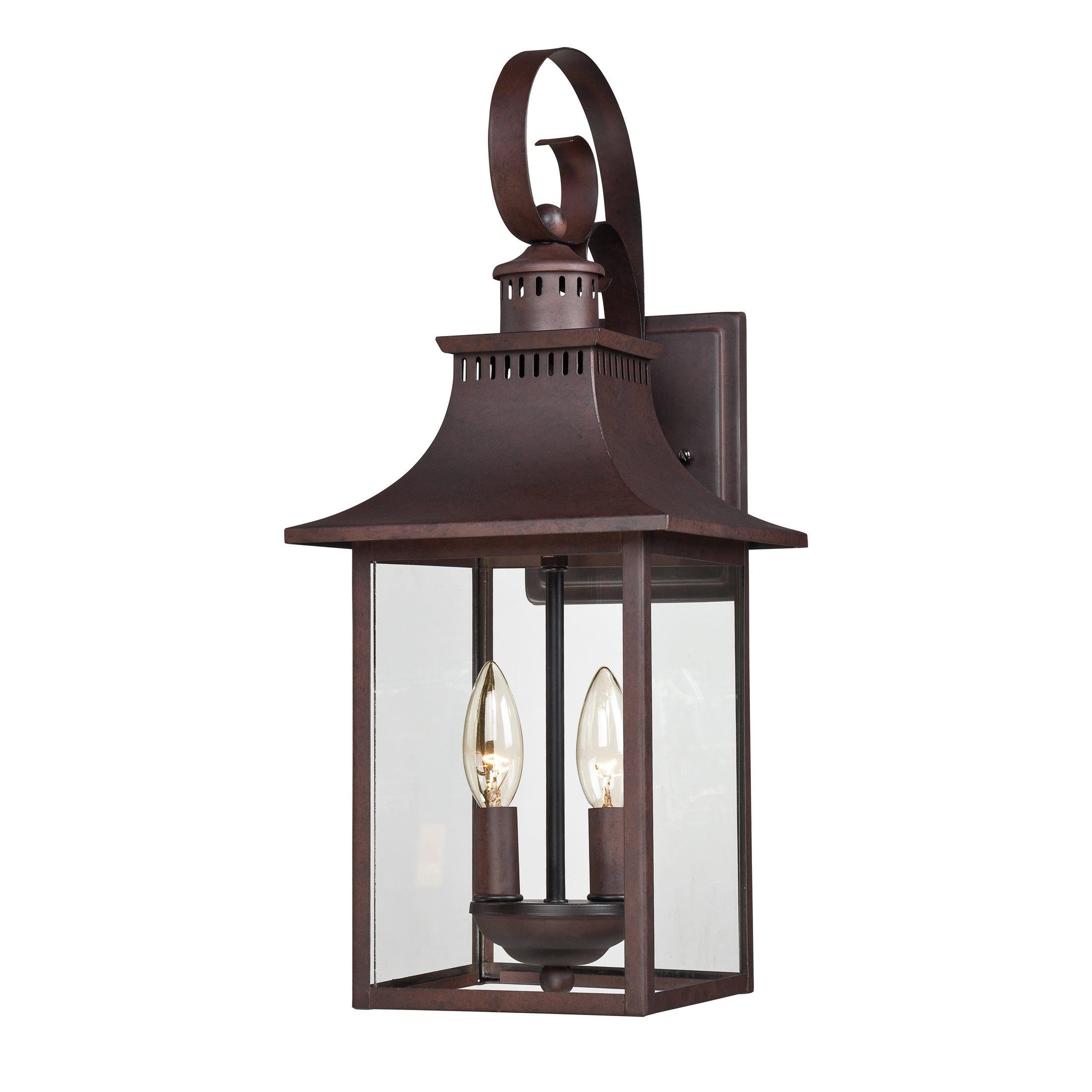 Quoizel  Chancellor Outdoor Lantern, Medium Outdoor Wall Lights Quoizel Copper Bronze  