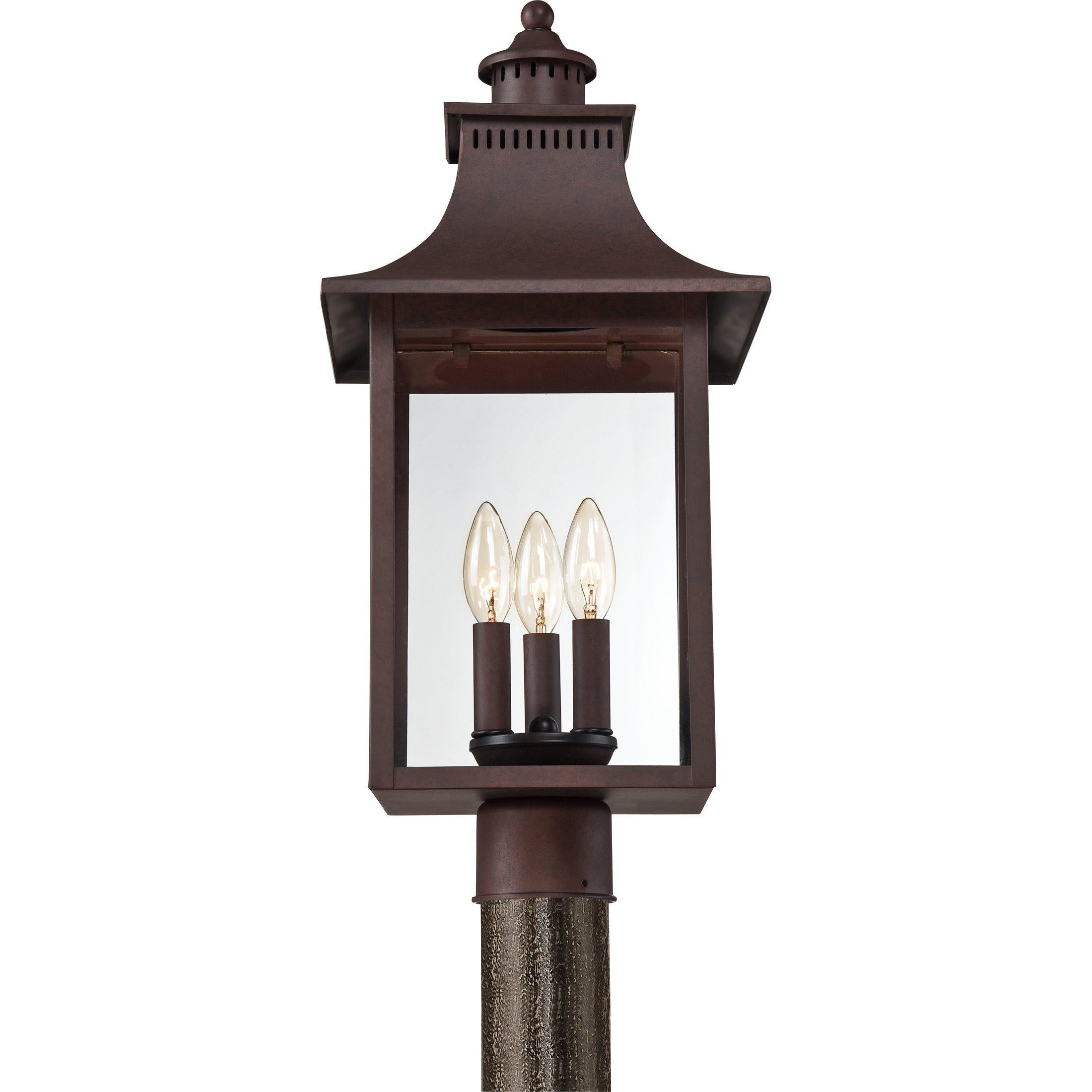 Quoizel Chancellor Outdoor Lantern, Post