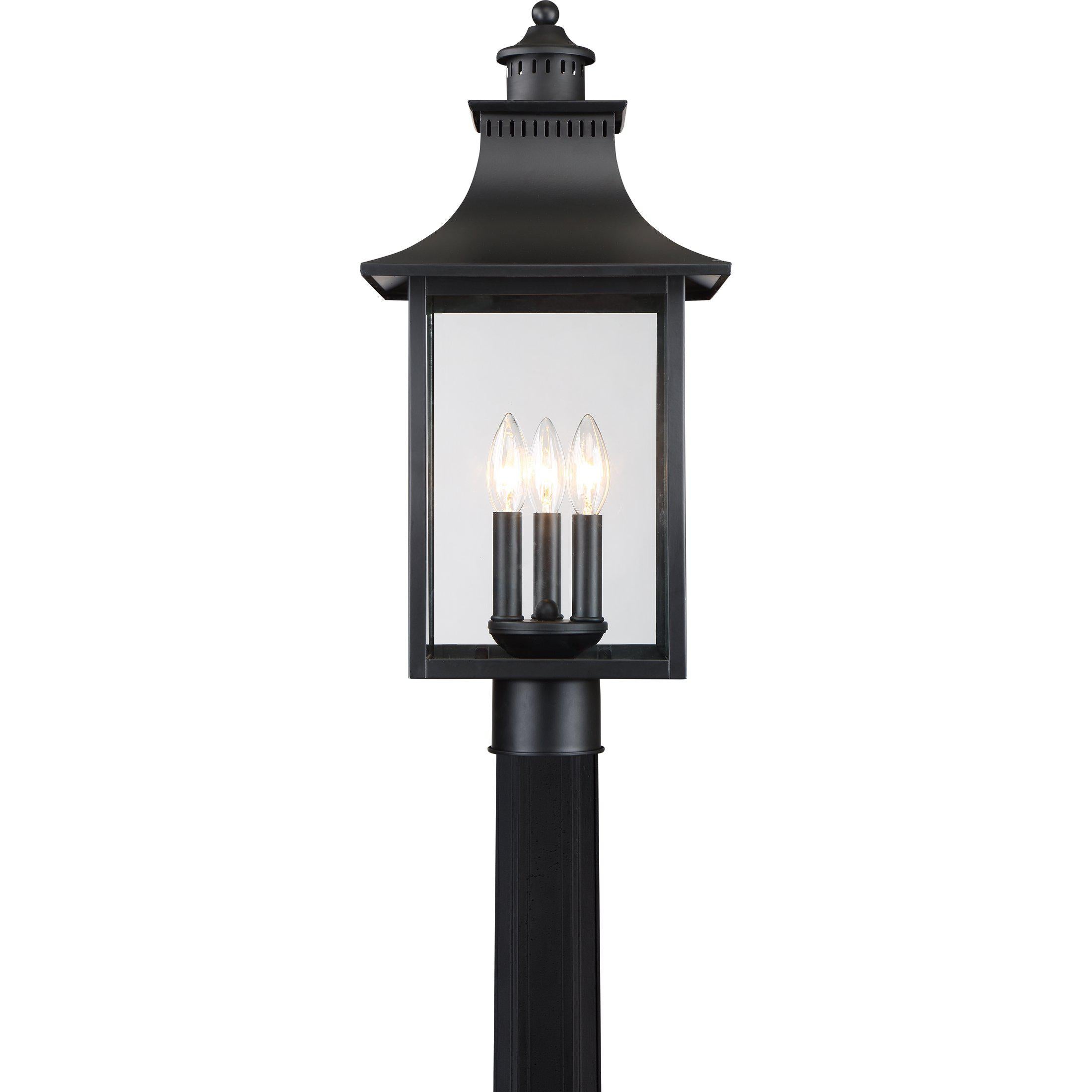 Quoizel Chancellor Outdoor Lantern, Post