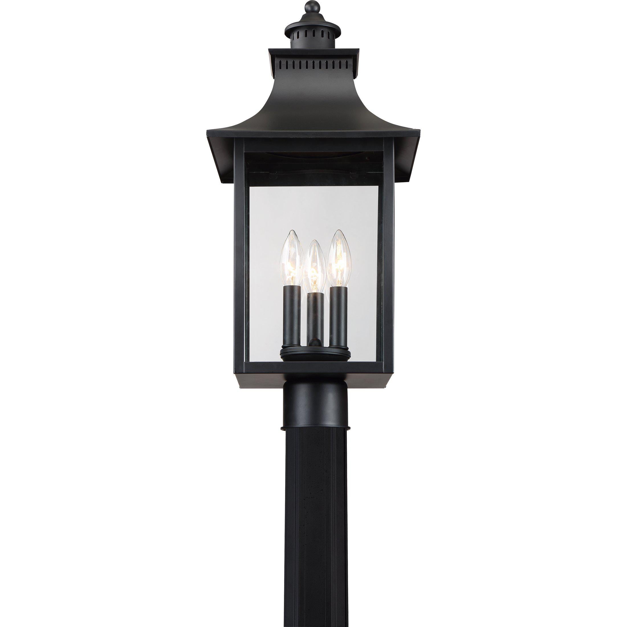 Quoizel Chancellor Outdoor Lantern, Post