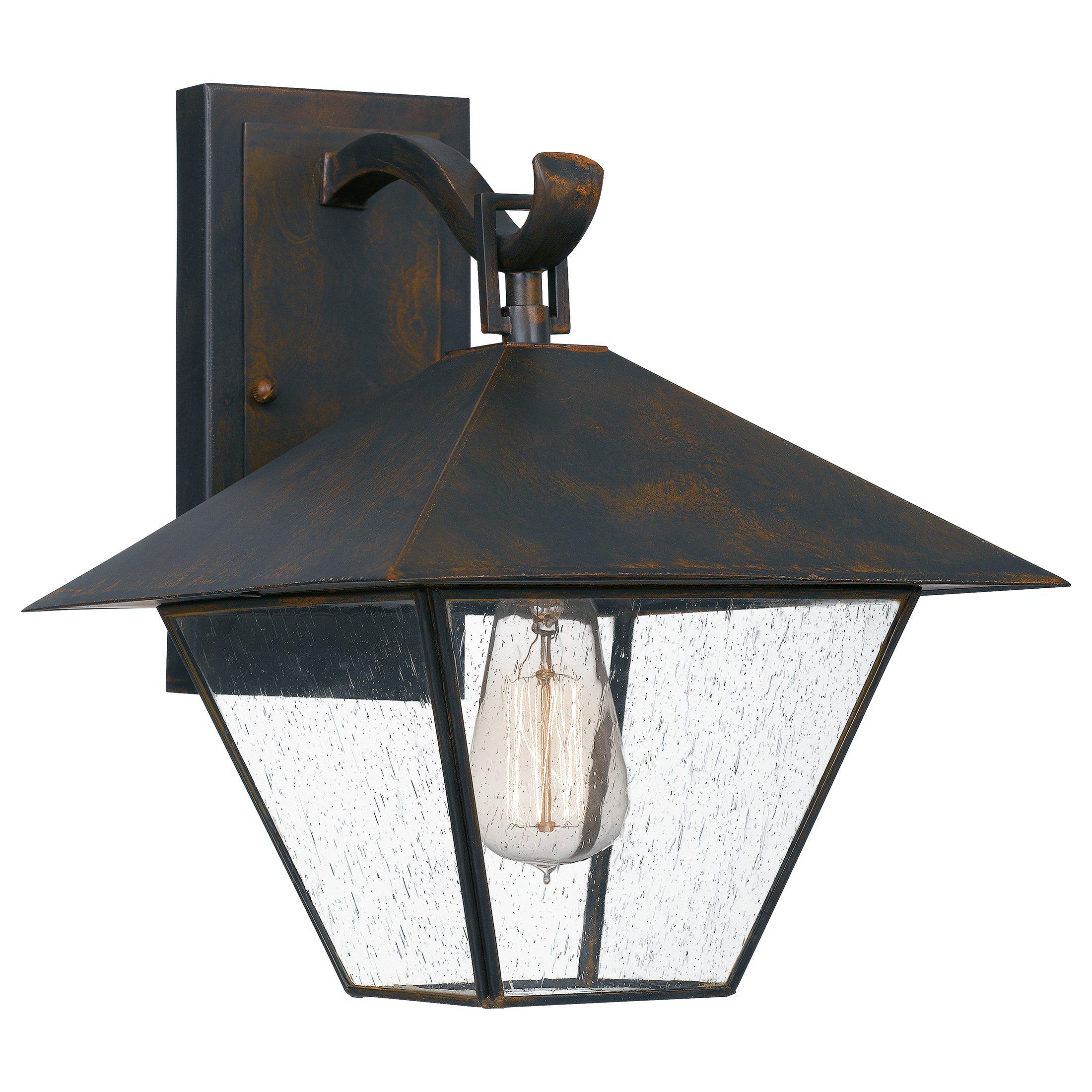 Quoizel  Corporal Outdoor Lantern, Medium Outdoor Wall Lights Quoizel Industrial Bronze  