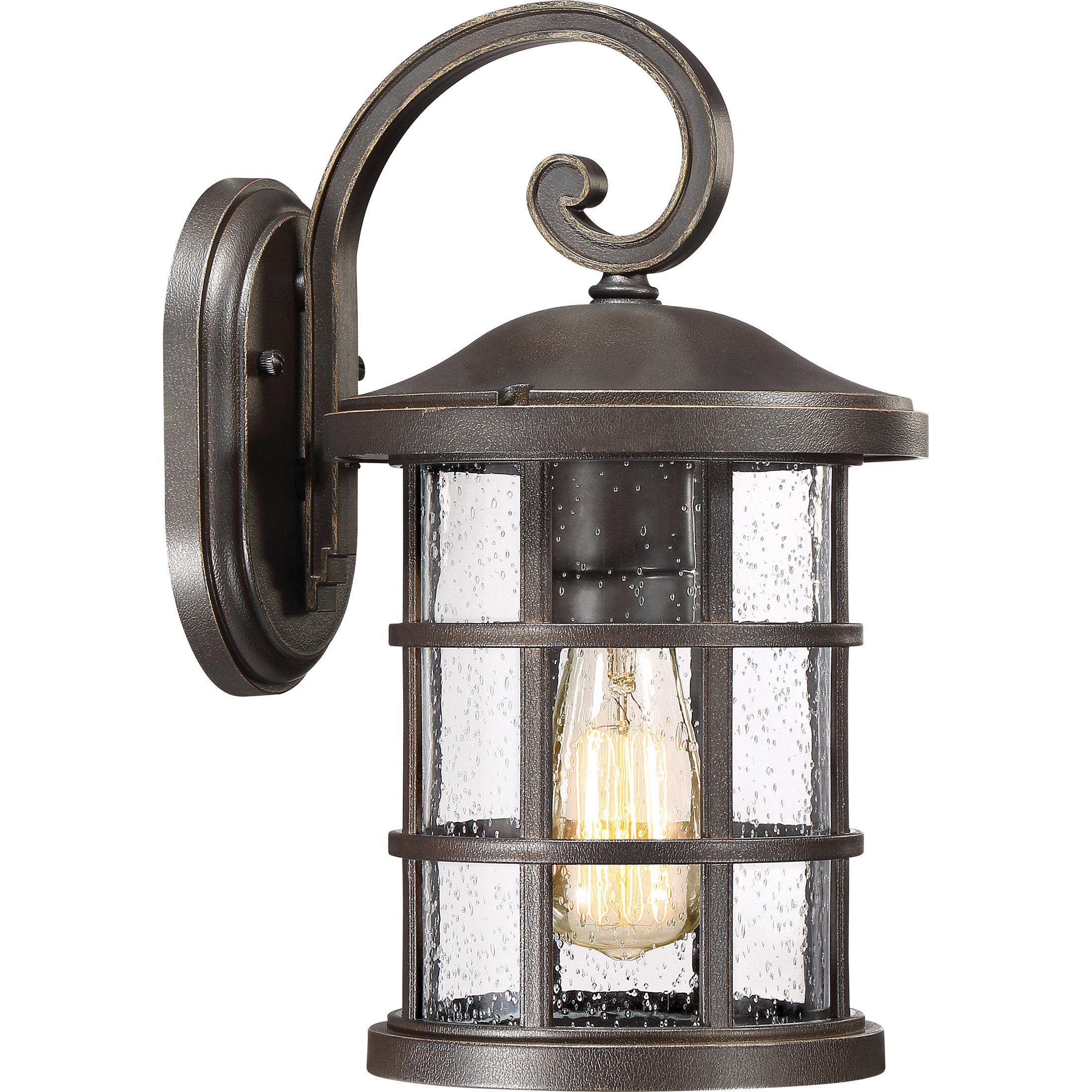 Quoizel  Crusade Outdoor Lantern, Medium Outdoor Wall Lights Quoizel Palladian Bronze  