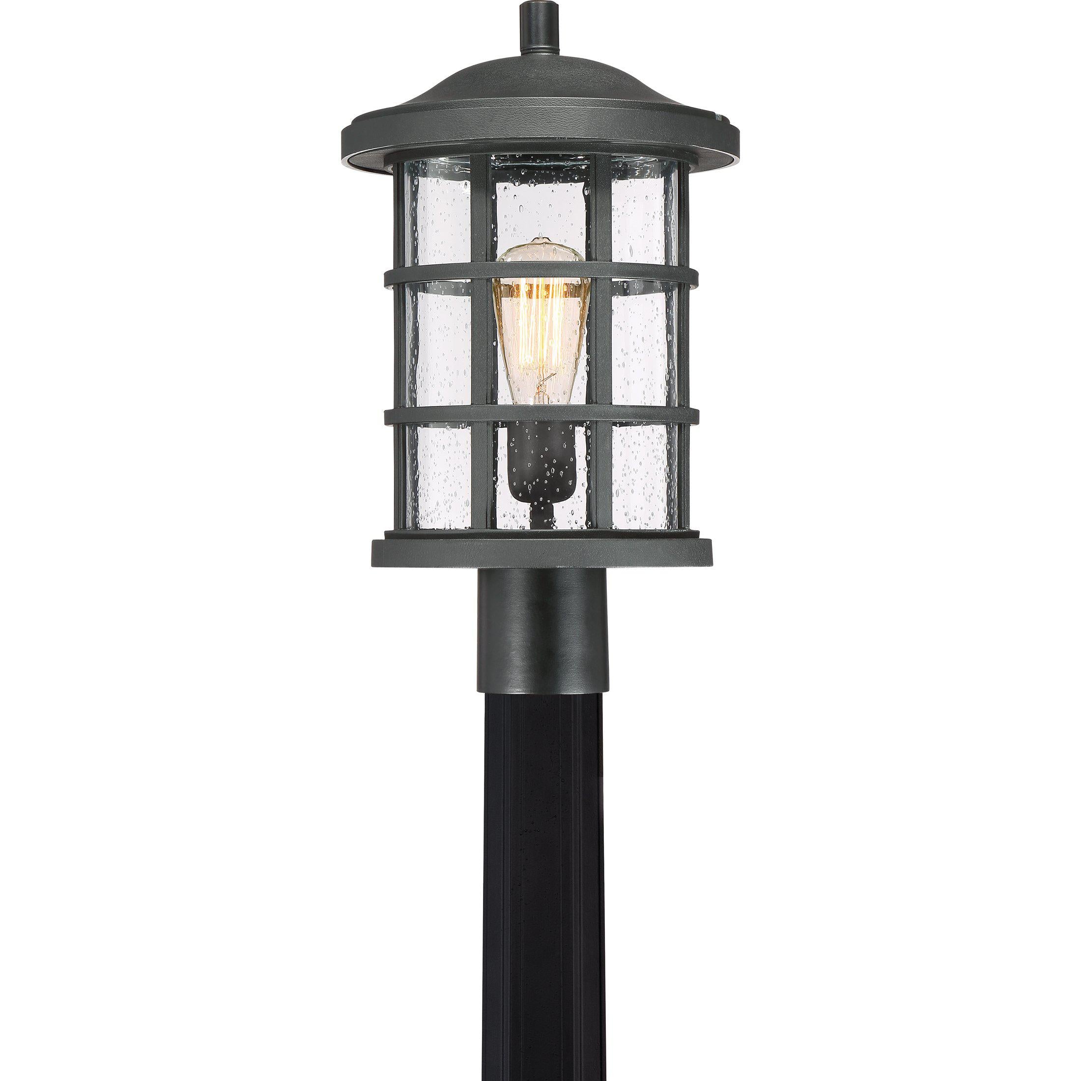 Quoizel Crusade Outdoor Lantern, Post